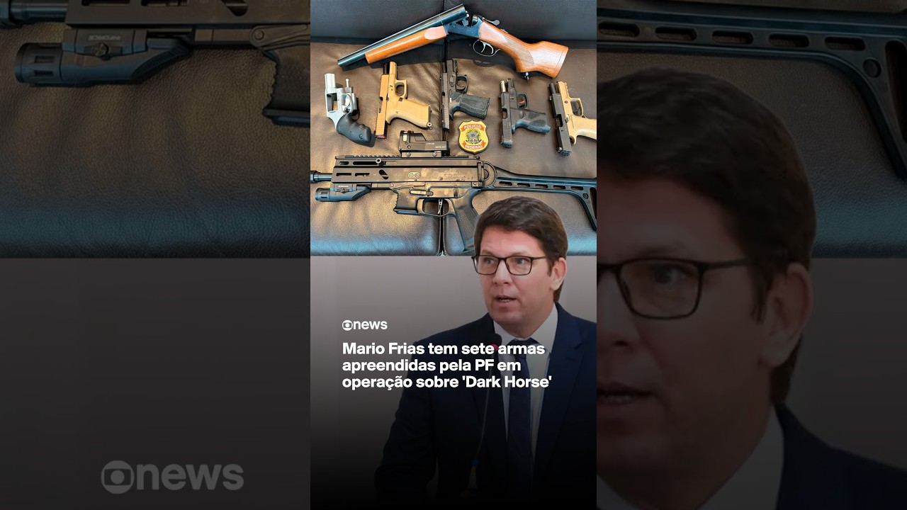 Mario Frias tem sete armas apreendidas pela PF em opera&ccedil;&atilde;o sobre 'Dark Horse'