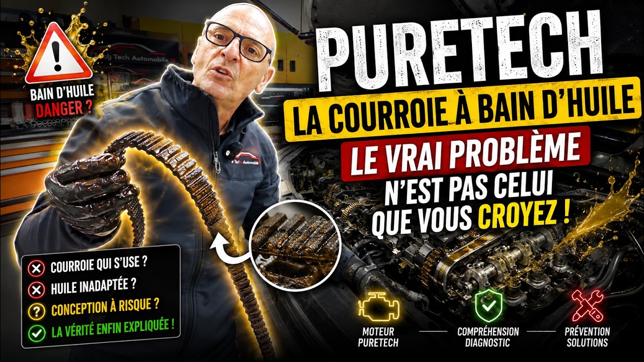 PURETECH la courroie à bain d'huile, le vrai problème n'est pas celui que vous croyez