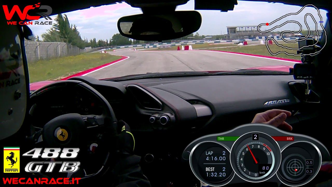 Wecanrace: Simone D.C. alla guida di Ferrari488 Circuito Int. d'Abruzzo Ortona