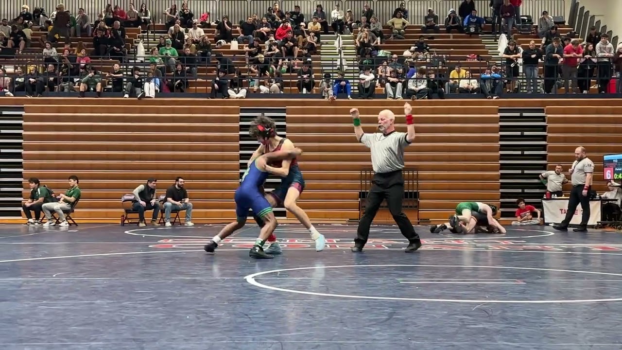 Ray Long (N.D) vs Evan Hamilton (S.E) | IHSA 3A Boys Sectional @Hoffman Estates (Conant) [120]
