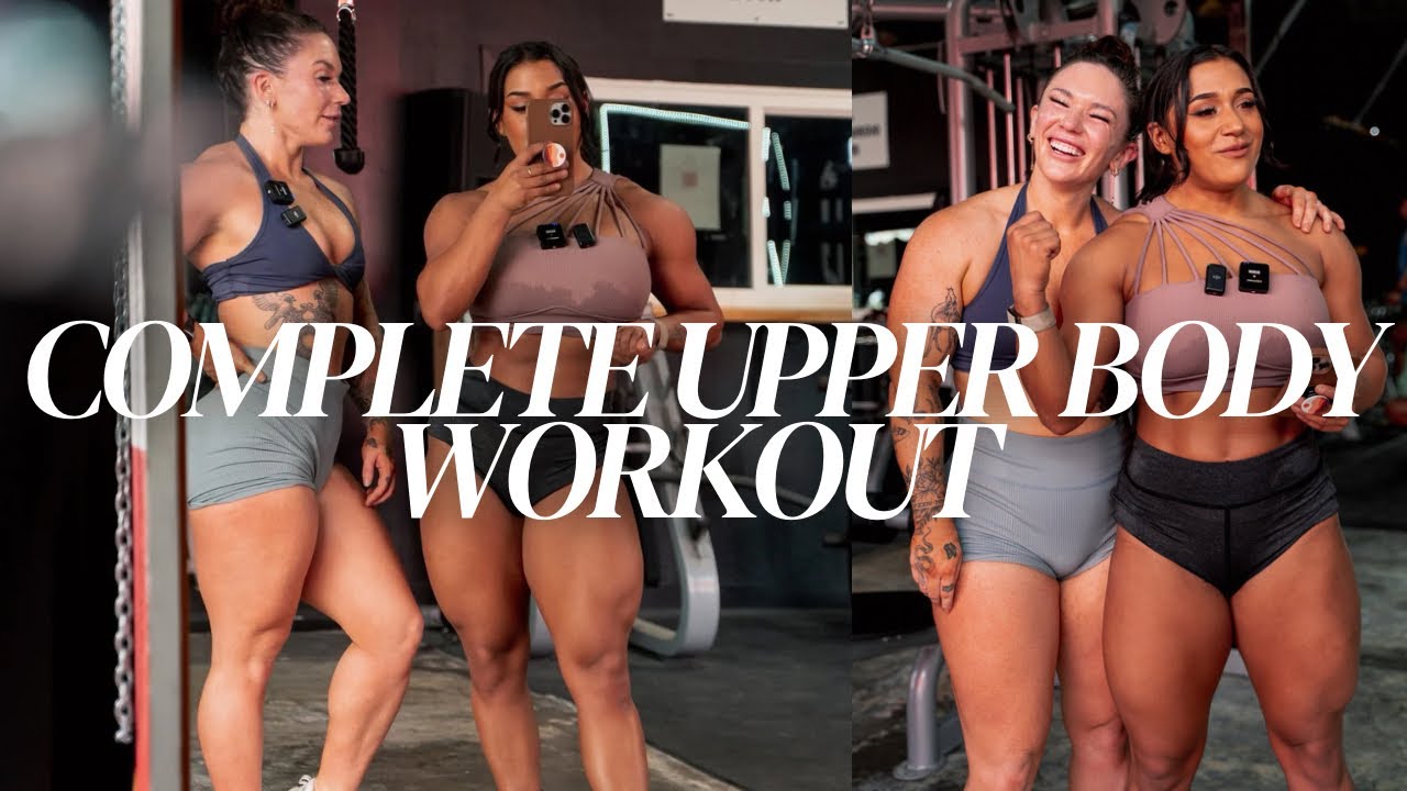 Alexa Snyder joins me for upper body day | refeed day results