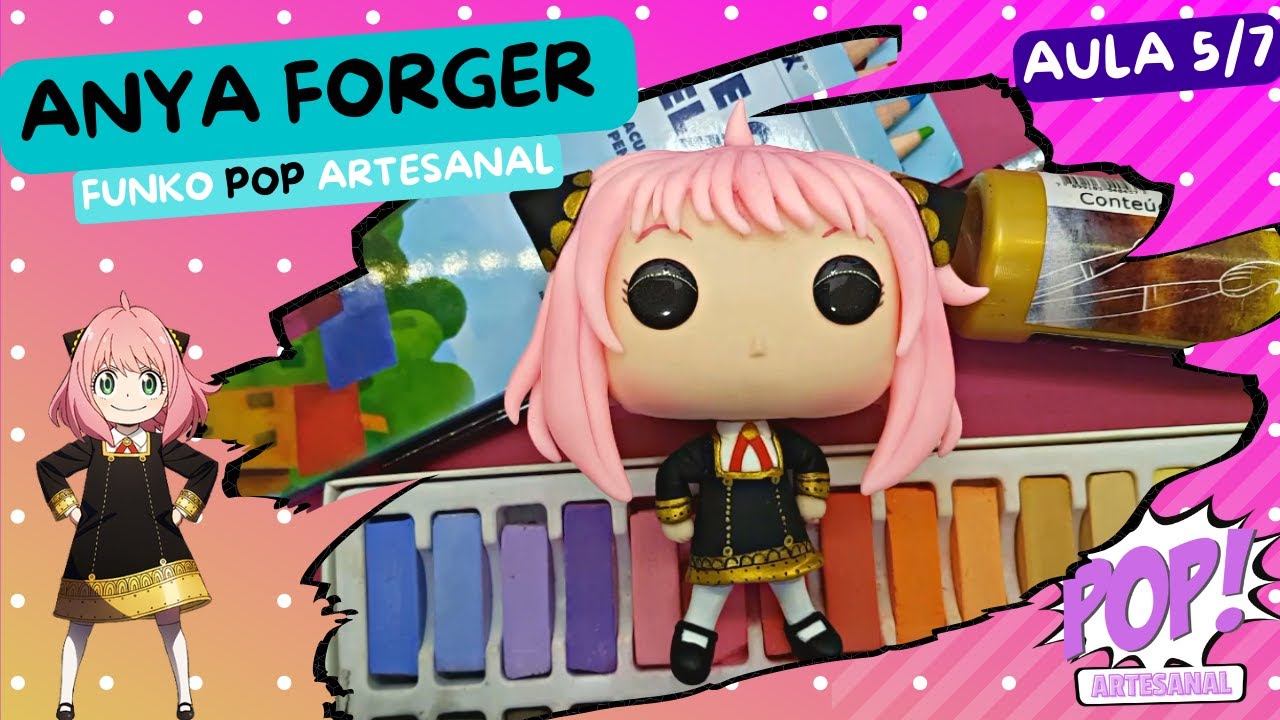 Anya Forger Funko Pop Biscuit Artesanal DIY Aula (5/7) Anya Funko Pop Spy x Family Funko Pop
