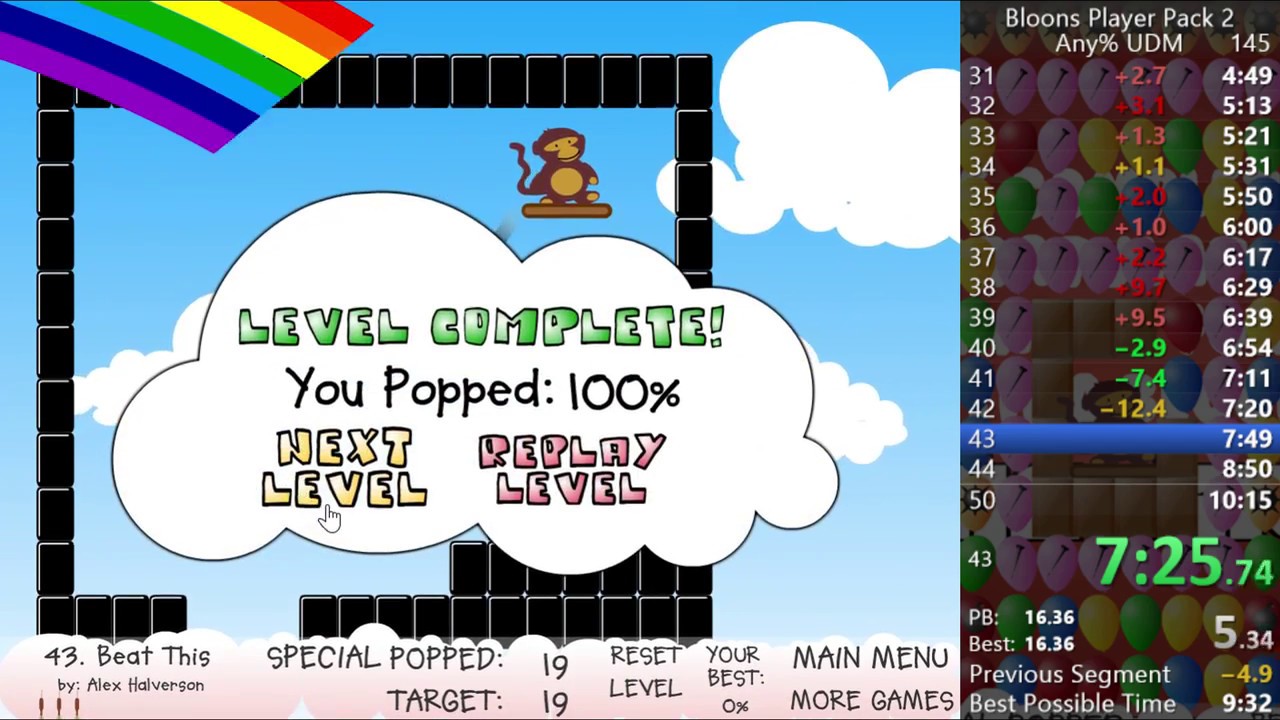 (OLD) [9:29] Bloons Player Pack 2 - Any% UDM Speedrun