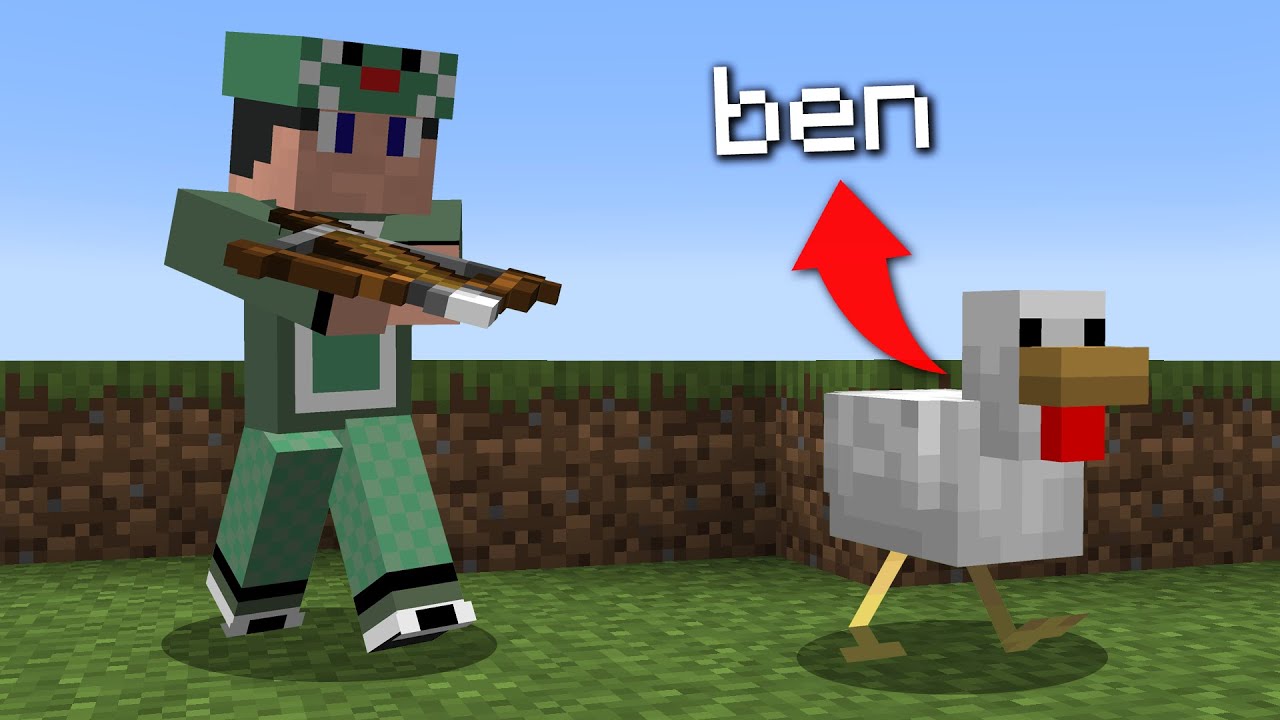 Minecraft Manhunt ama Canlılara Dönüşebiliyorum