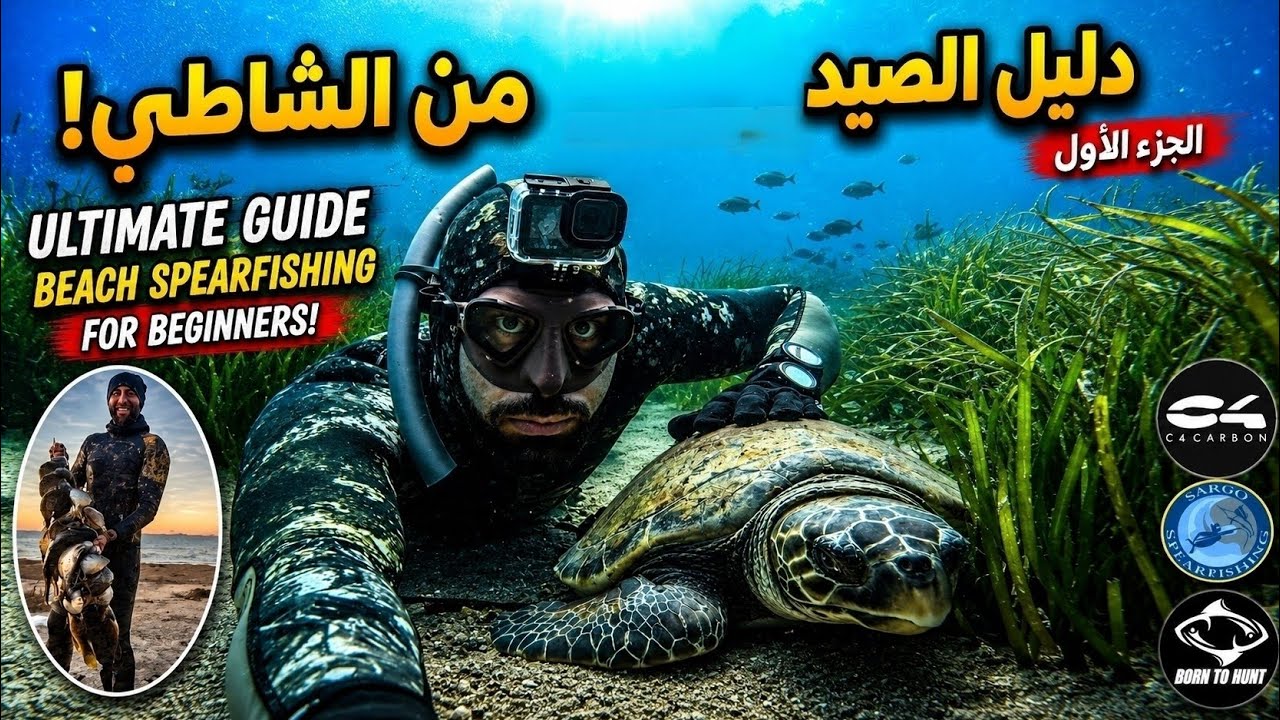 الصيد بالغطس من الشاطئي | دليل كامل :الجزء الأول 🤙