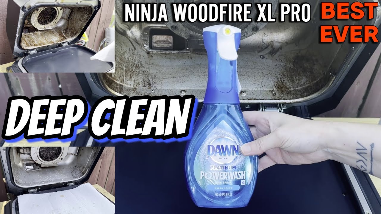 Глубокая очистка гриля Ninja Woodfire XL Pro Grill (и стоит ли оно того?)