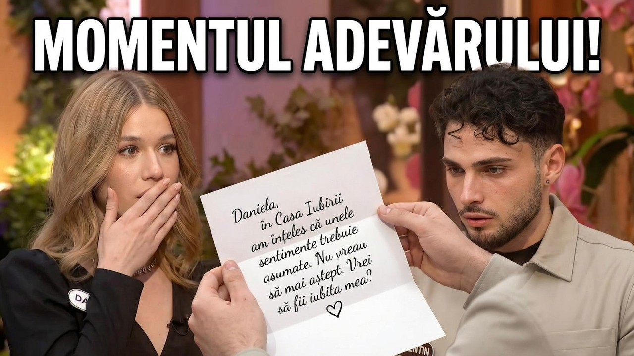 💍 PRIMA CERERE DE IUBITĂ! Valentin Emoționat, Daniela Șocată