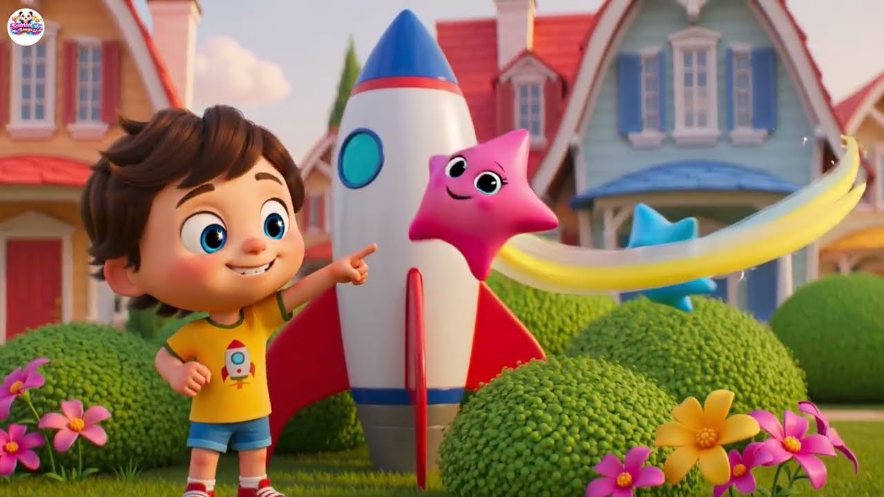 Rocket Zoom Kids Parade 🚀⭐ | Fun Nursery Rhyme for Kids | Baby Songs & Animated Rhymes