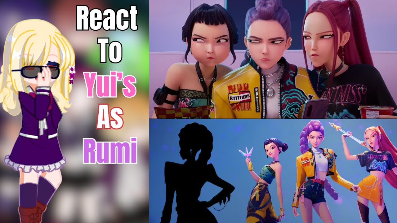 Diabolik Lovers React To Yui's as Rumi from demon hunter || Gacha React