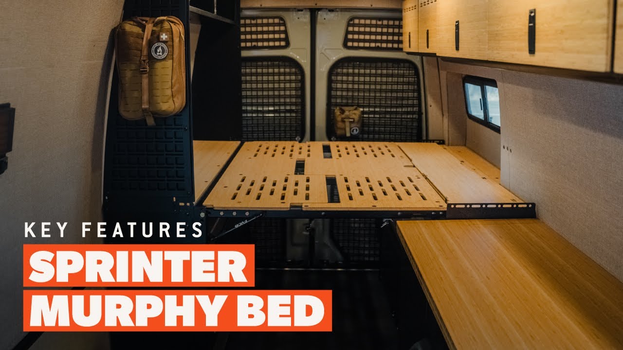 Sprinter Murphy Bed System Key Features - Flatline Van Co.