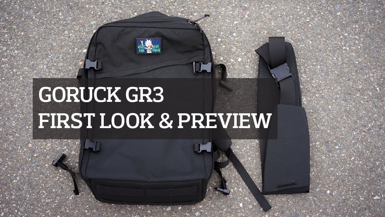 GORUCK GR3 Travel Backpack First Look & Preview