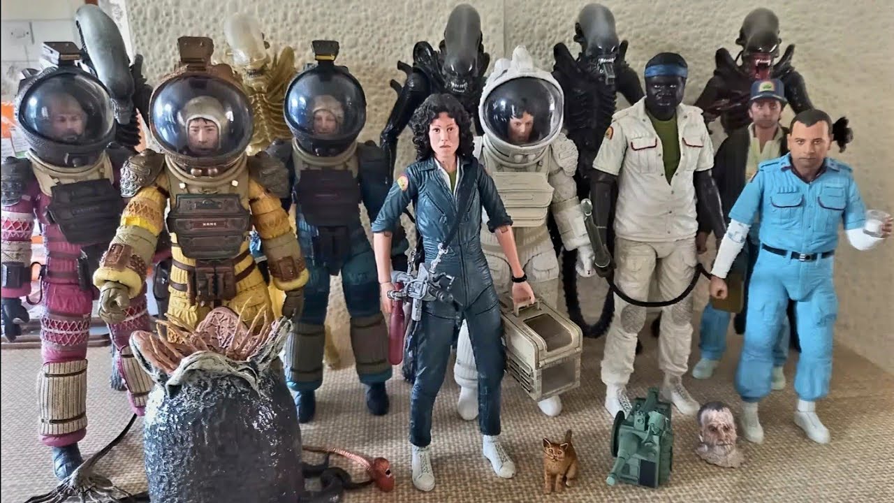 NECA Complete Alien 40th Anniversary Action Figures Overview