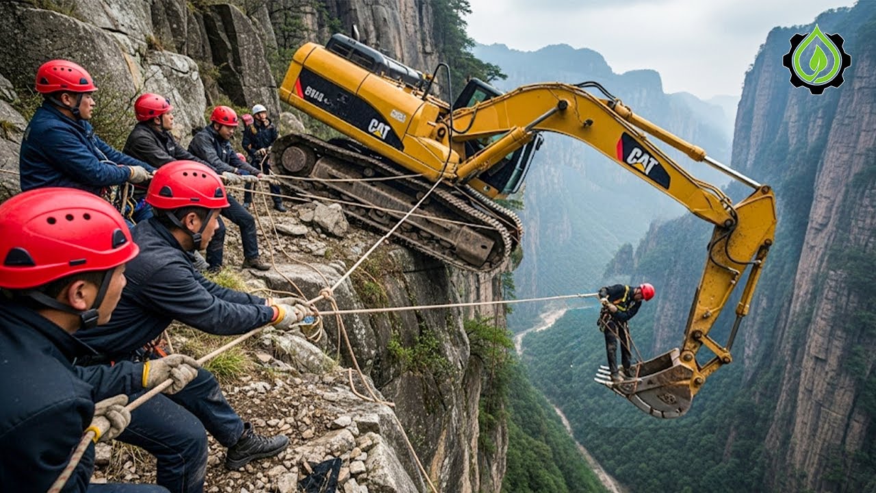 Jaw-Dropping Excavator Operator Skills So Crazy You’d Think They’re Fake! #10