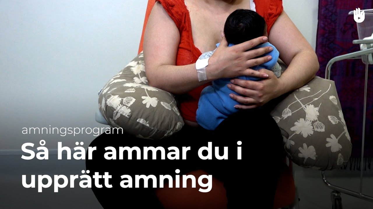 Amningsprogram - S&aring; h&auml;r ammar du i uppr&auml;tt amning