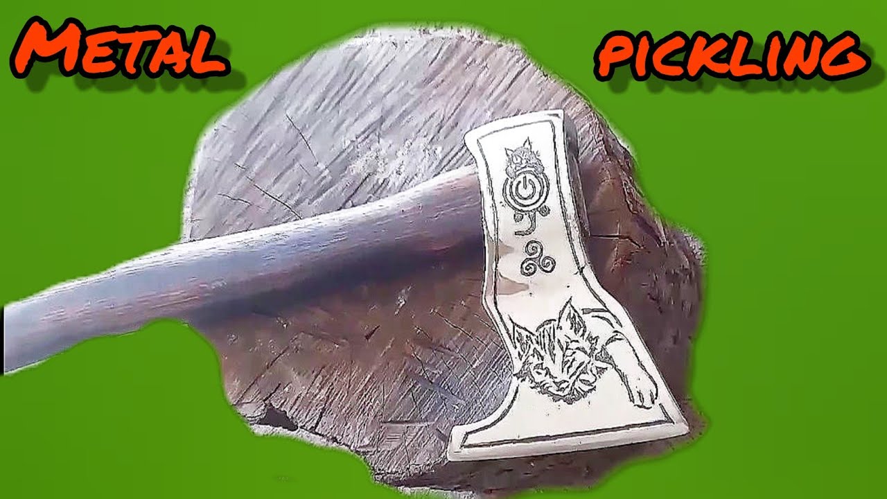 Ax restoration. Metal etching. #restoration #axe