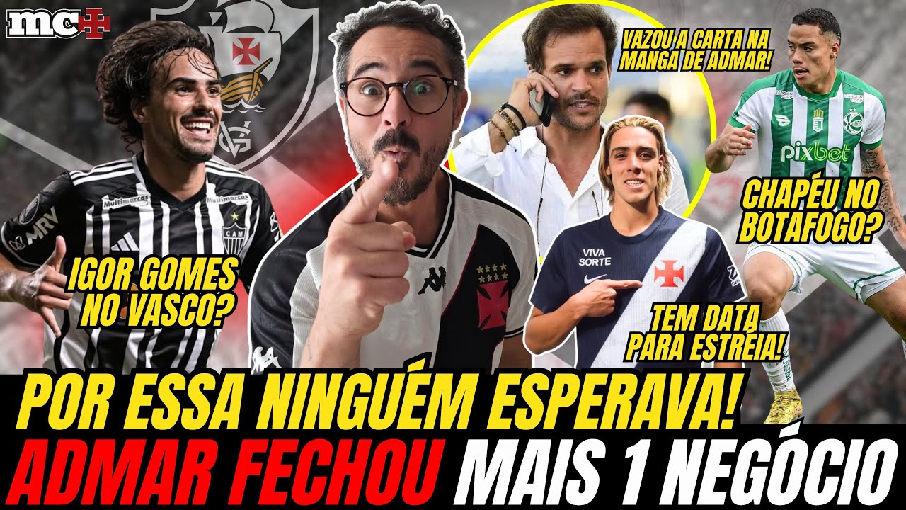 VASCO FECHOU MAIS 1 NEGÓCIO ESSA MANHÃ: MEIA DO GALO, VOLANTE DO JUVENTUDE E RENATO GAUCHO NO VASCO?