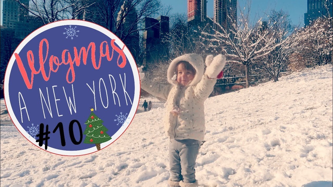 ELLA DECOUVRE LA NEIGE A CENTRAL PARK [ VLOGMAS A NEW YORK 10 ]