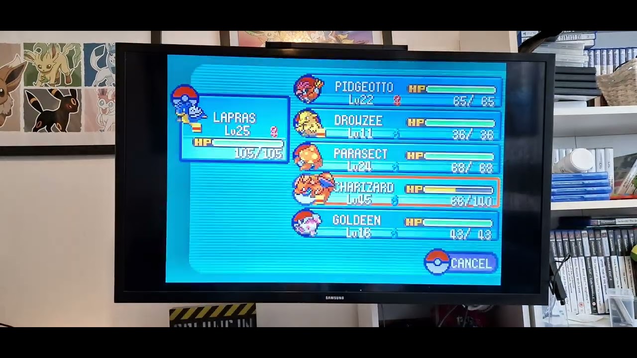 Let's play pokemon fire red gym leader blanie 