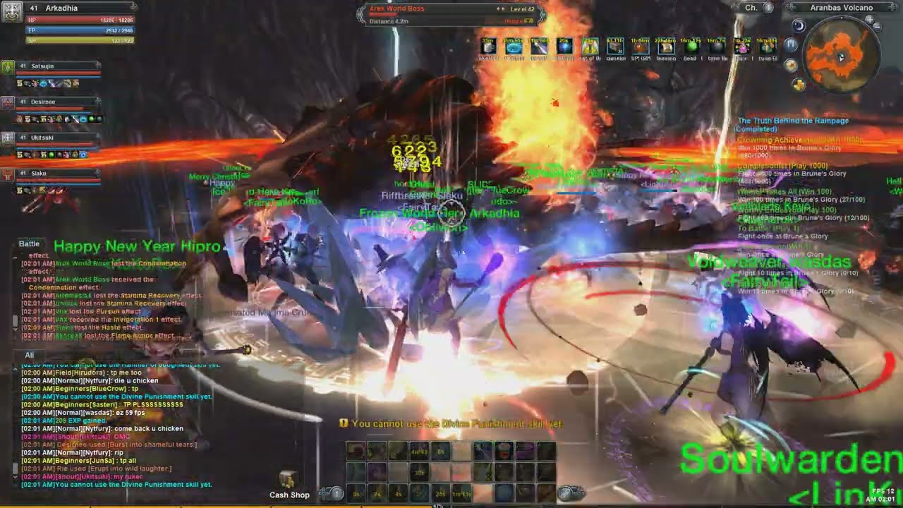 NEW MAP Aranbas Volcano | First World Boss Arek Kill (RaiderZ Global)