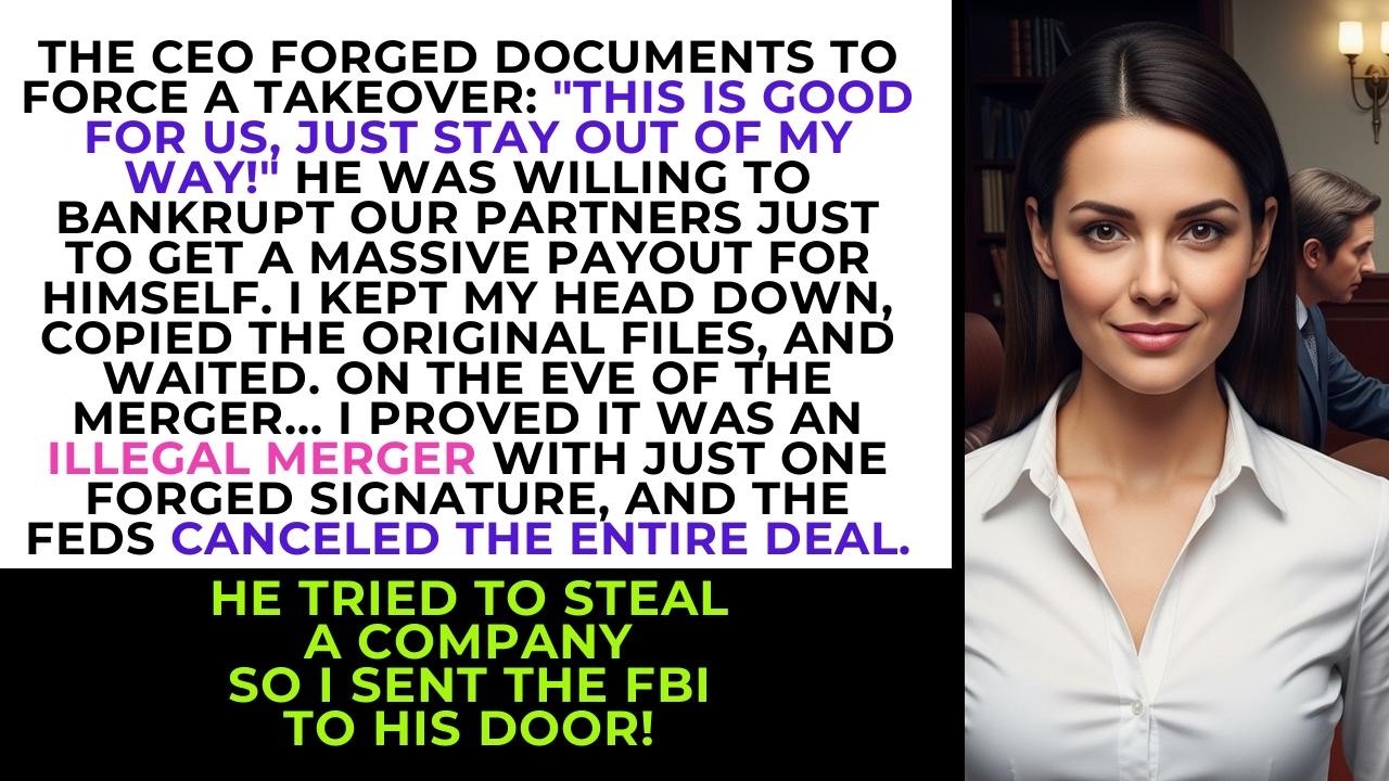 ONE Signature Exposed My CEO's Highly Illegal Merger! ✍️