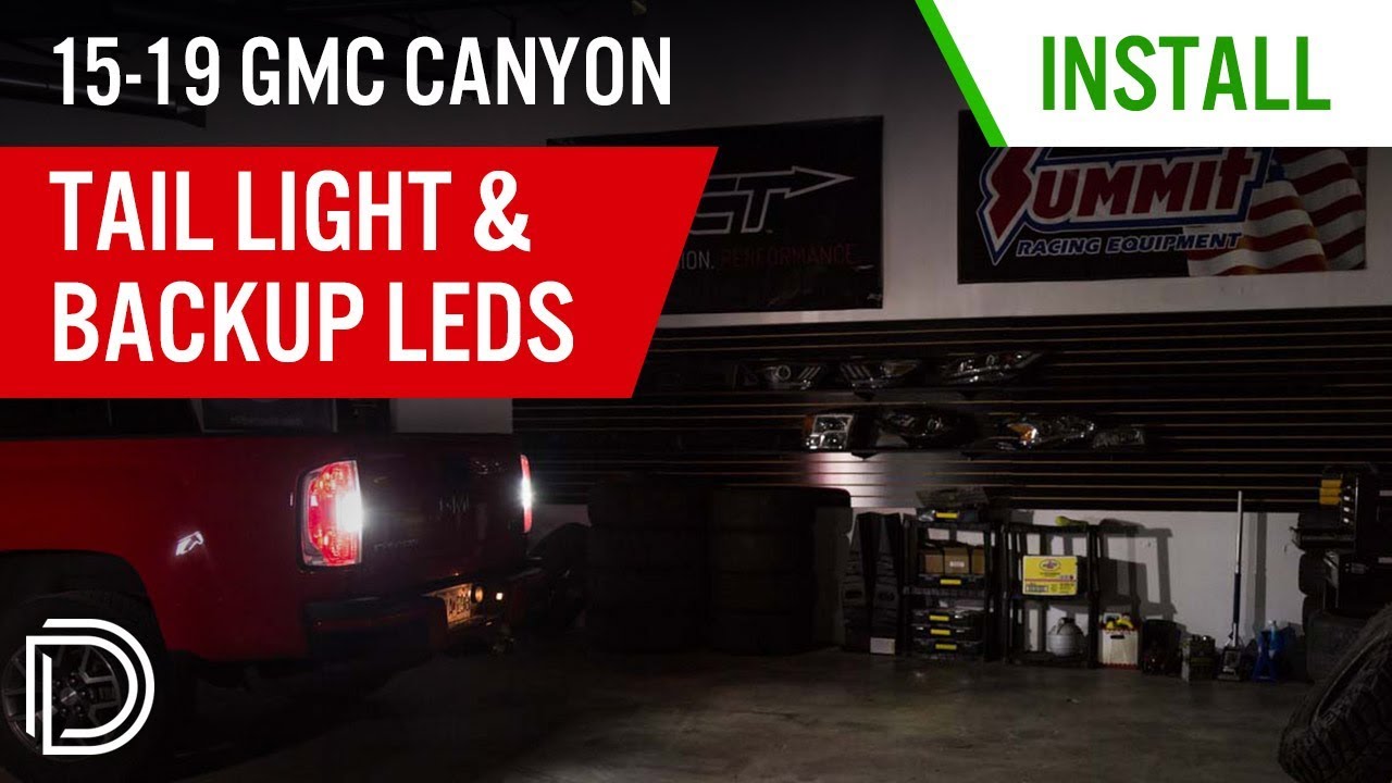 How to Install 2015-2022 GMC Canyon Tail Light & Backup LEDs | Diode Dynamics