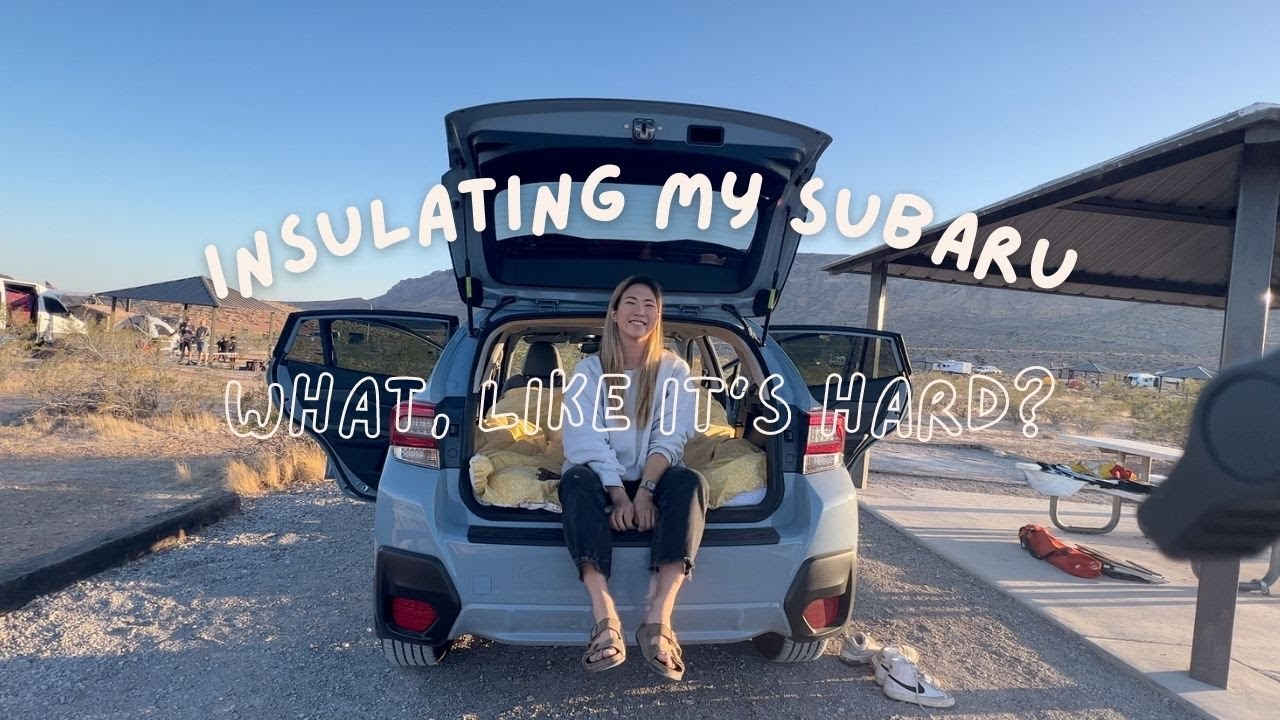subaru car camping to see BTS in vegas 🤦🏻‍♀️🤪 미국 차박 캠핑