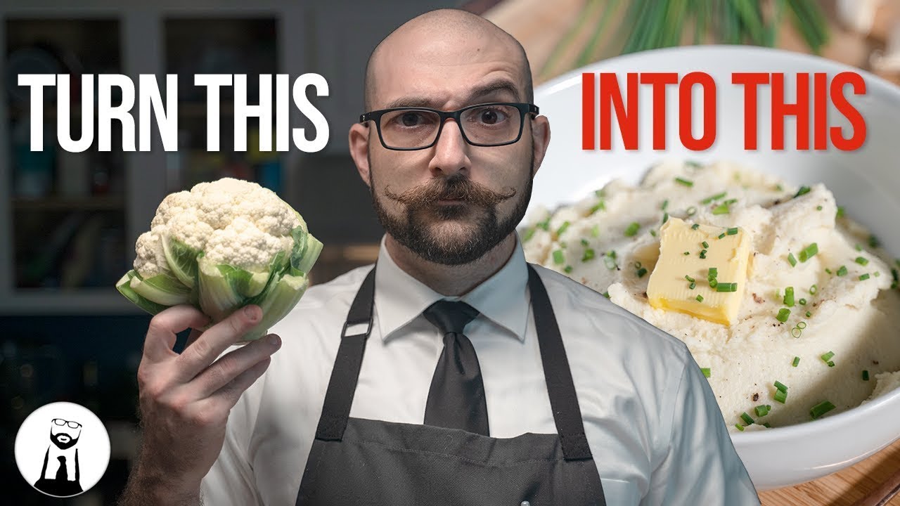 Cauliflower Mashed Potatoes of the Third Kind 👽 Low-Carb & Keto