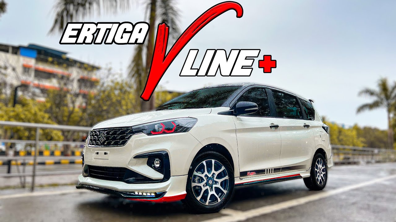 ERTIGA WHITE V-LINE+ MODIFIED|| ONE OF A KIND || VXI TO V-LINE || 📞9321811482