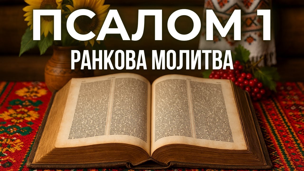 ПСАЛОМ 1 | Формула Успіху, Яку Знали Ще 3000 Років Тому | РАНКОВА МОЛИТВА