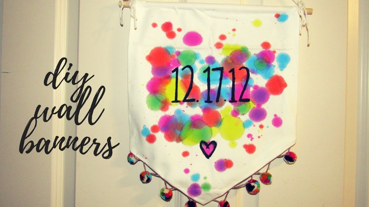 DIY WALL BANNERS
