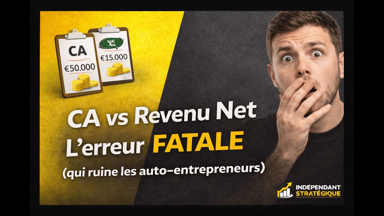 CA vs Revenu Net - L’erreur fatale qui ruine les auto entrepreneurs  - Indépendant Stratégique