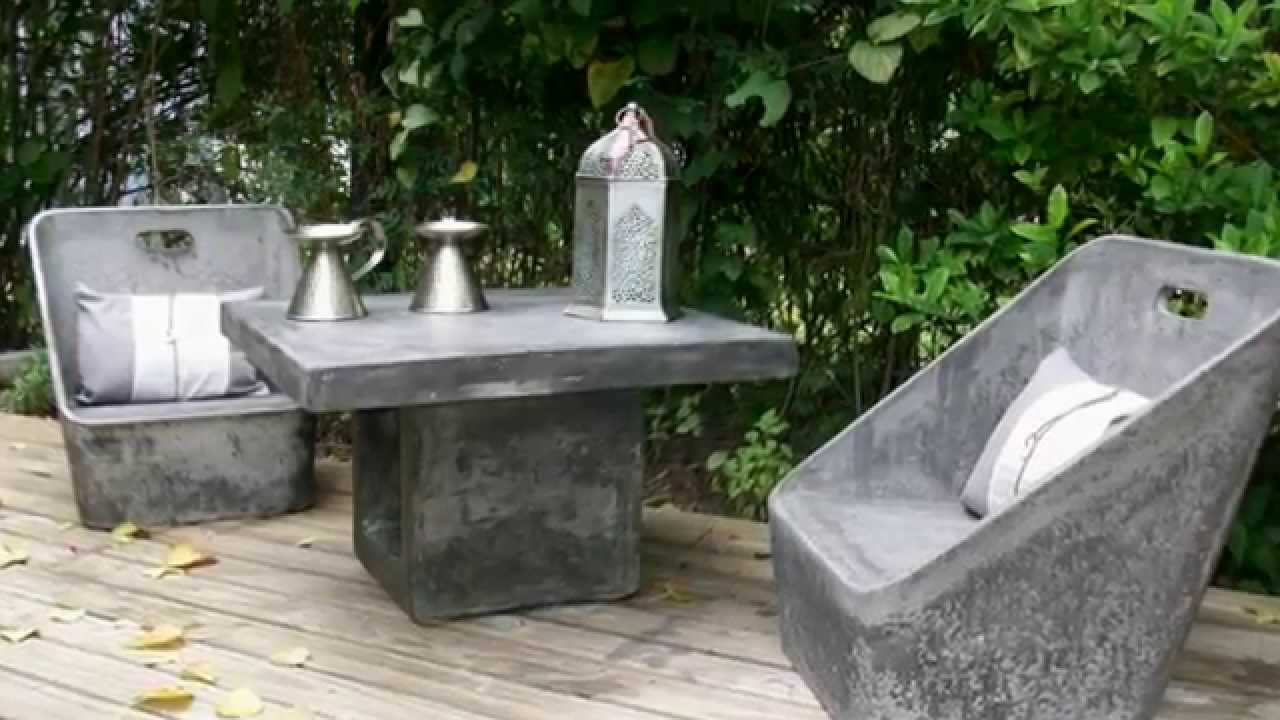 Estilo Ribera   Muebles en cemento livianos   Guillermo Heinonen Fortabat