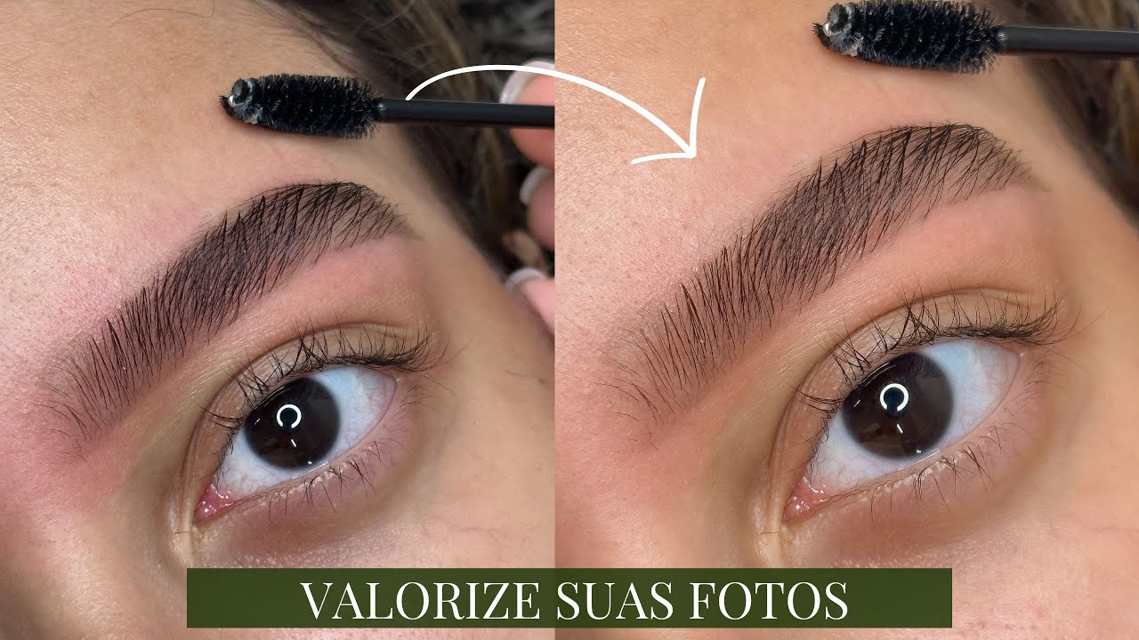 Como EDITAR fotos de SOBRANCELHAS