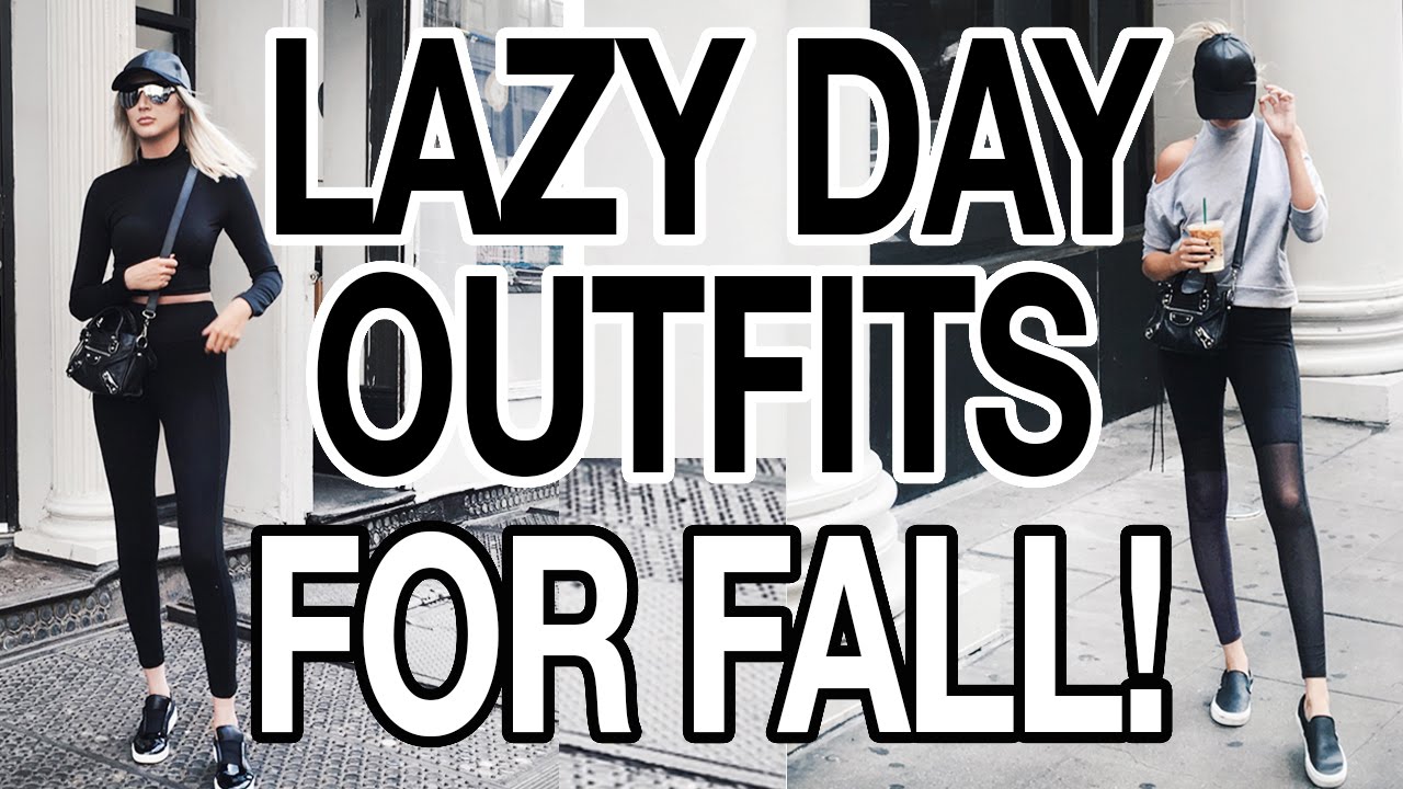 FALL TRENDS 2016- 5 LAZY DAY FALL OUTFITS!