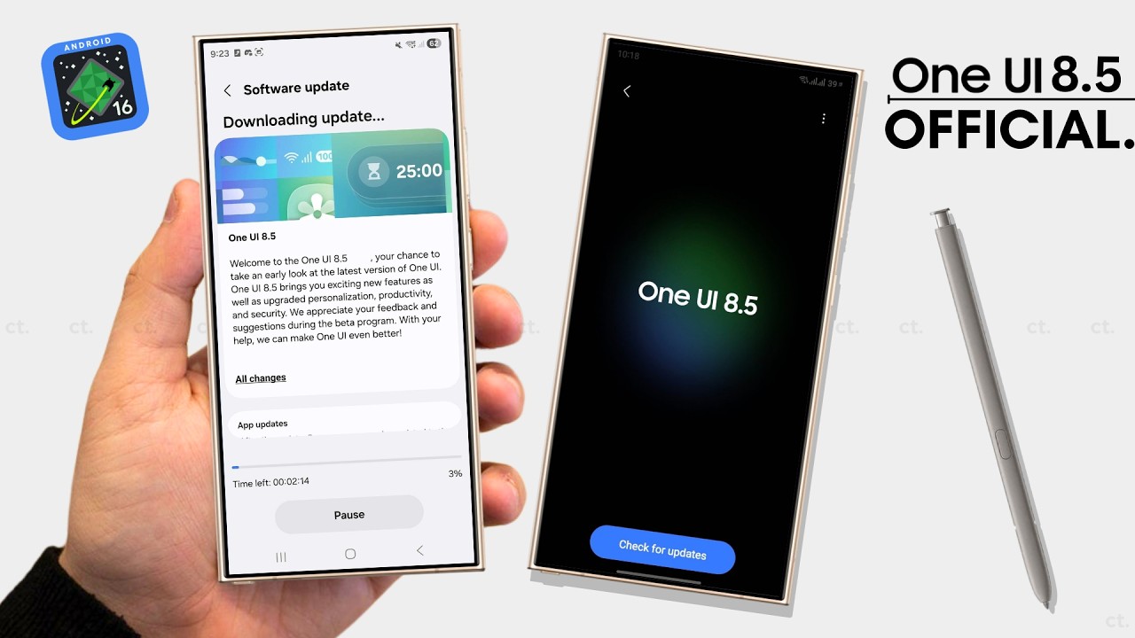 Официальная дата выхода обновления Samsung One UI 8.5!