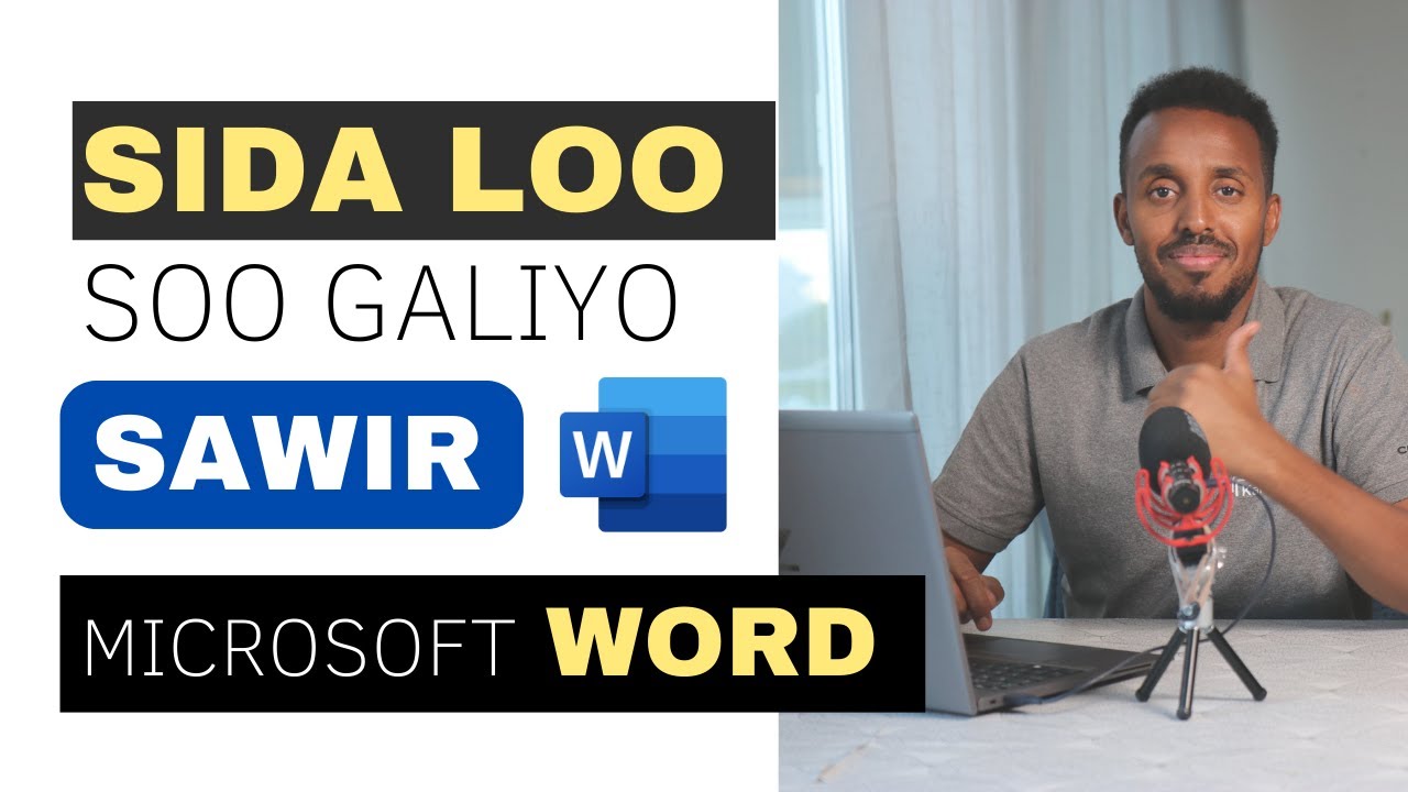 Barro sida loo soo galiyo sawir Microsoft Word 2023 I Barashada Microsoft Word 365 Somali @aliesse
