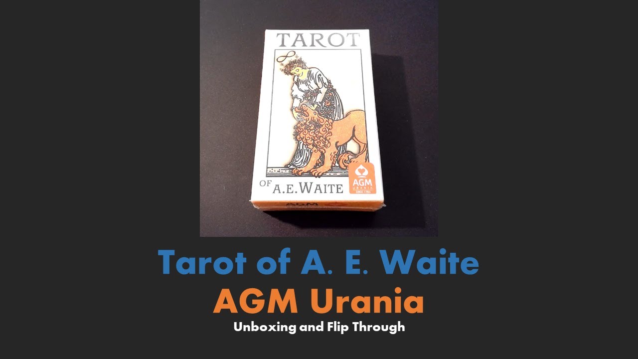 Tarot of A  E  Waite, Premium Edition, AGM Urania, Unboxing and Flip Through