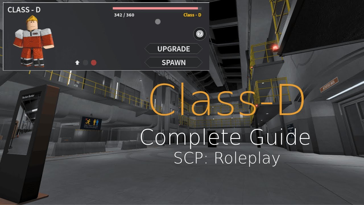 Complete Beginners' Guide to Class-D in SCP: Roleplay