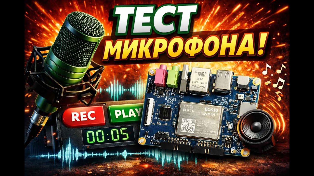 #24 STM32MP135 |  Microphone Test & Audio Test