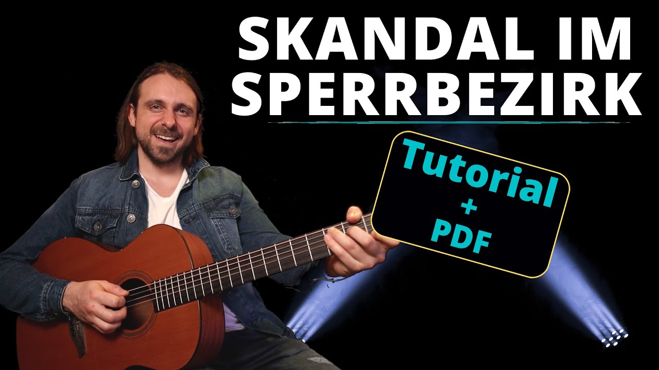 Skandal Im Sperrbezirk - Spider Murphy Gang | Akustik Gitarre Tutorial