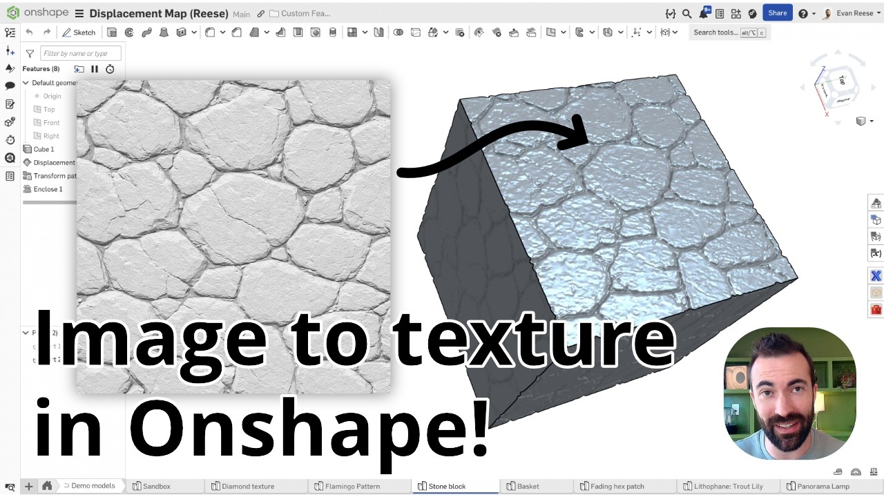 Displacement Maps in Onshape