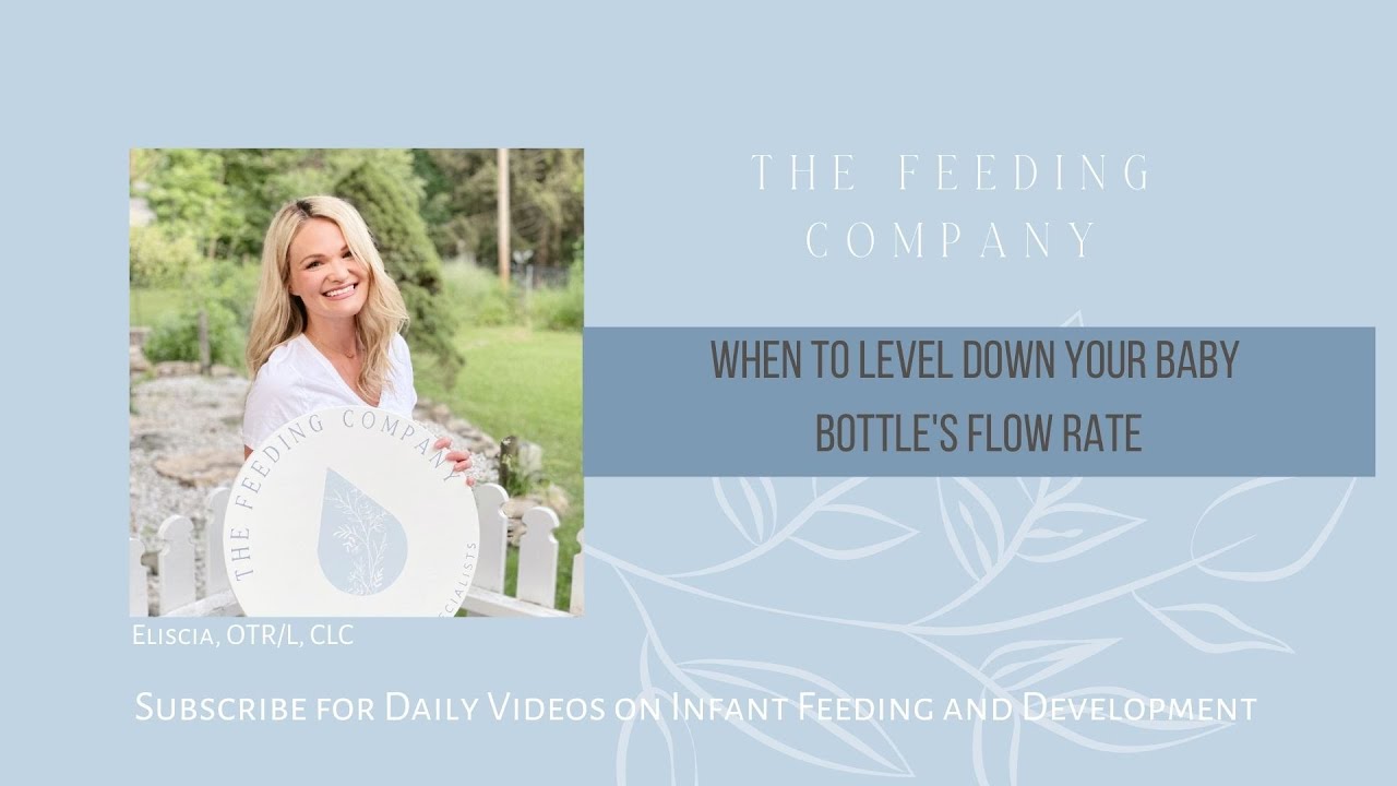 When to Level Down on your Bottle Flow Rate