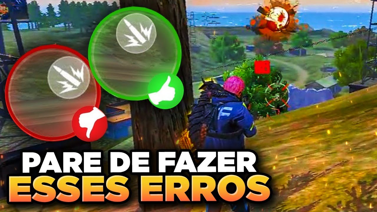 4  ERROS QUE TE IMPEDEM DE SUBIR CAPA NA MIRA PADRÃO!! FREE FIRE