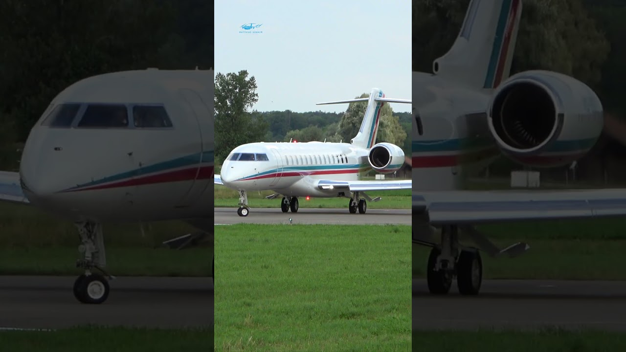 Powerful Take-Off: Bombardier Global 7500 from Bern, Switzerland
