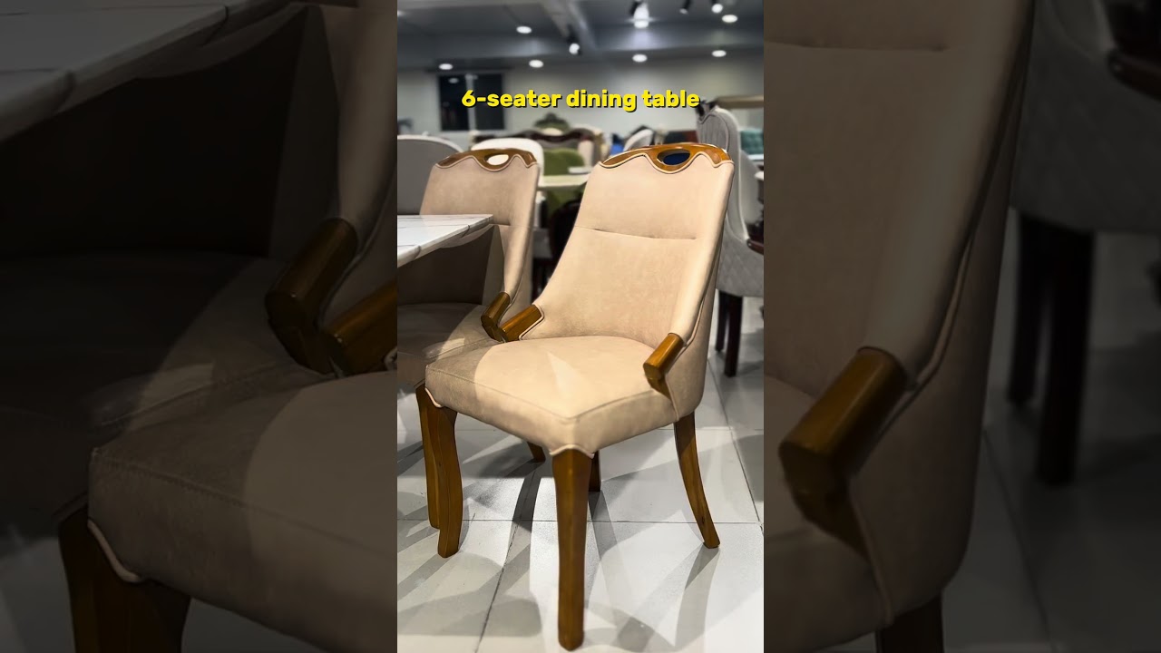 Imported Luxury Dining Table 6-Seater | Elegant Design for Modern Homes ✨