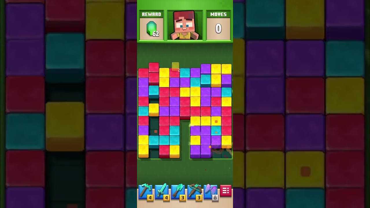 Minecraft Blast gameplay