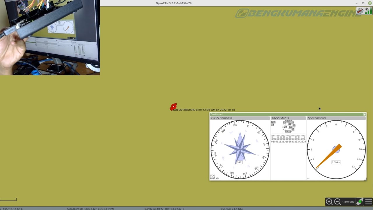 Arduino Gyro Compass and GPS Module monitoring by OpenCPN | Arduino Project