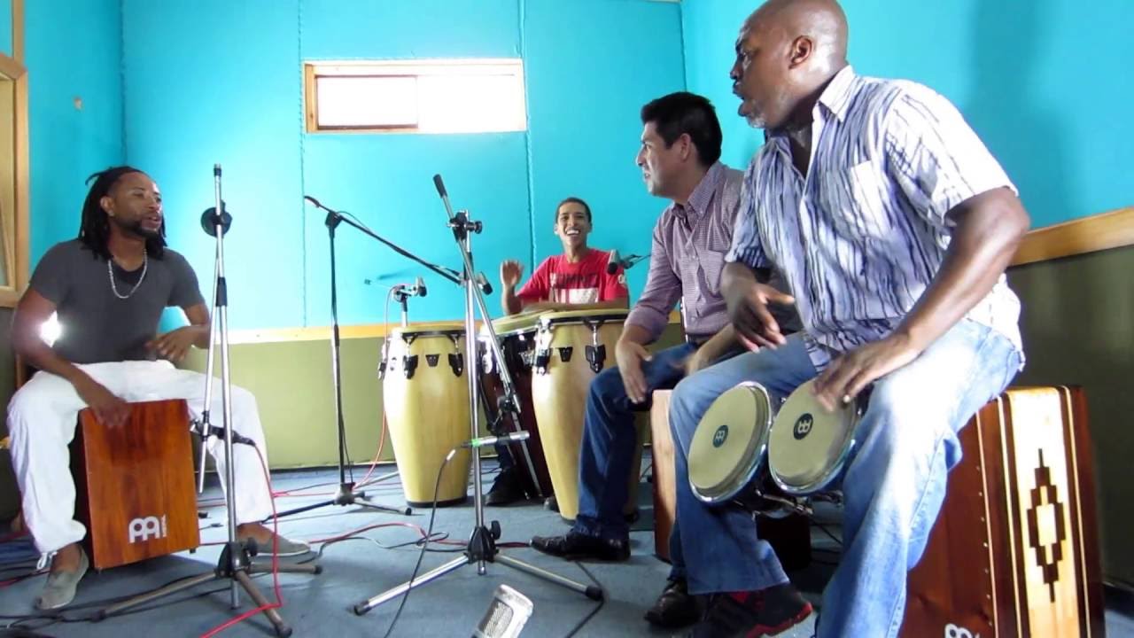 Afro-Peruvian Percussion Performance with Congas, Bongos and Cajons