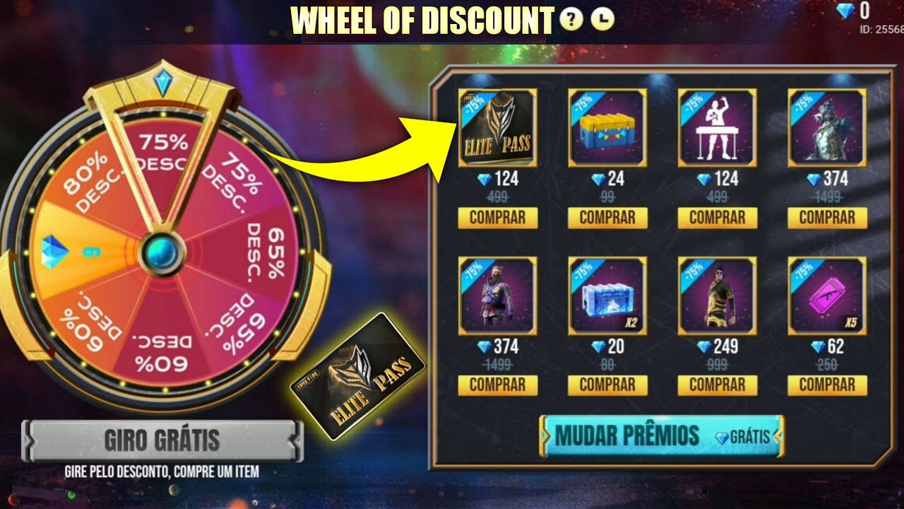 Wheel Of Discount Free Fire | Wheel Of Discount Event | Free Fire New Event Today | free Fire event|
