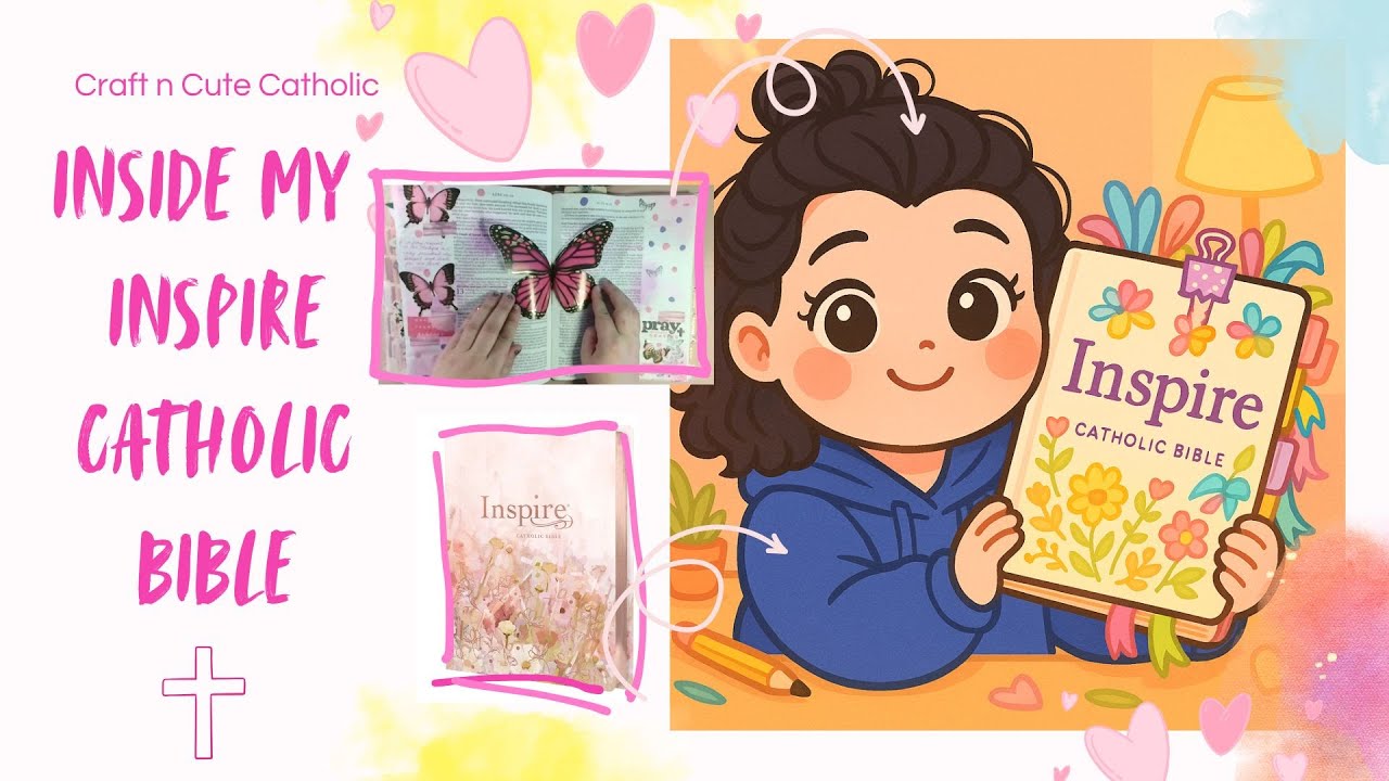 ✨ INSPIRE Catholic Bible Journal | Faith & Creativity Combined! ✨ #catholicchurch  #jesus #god